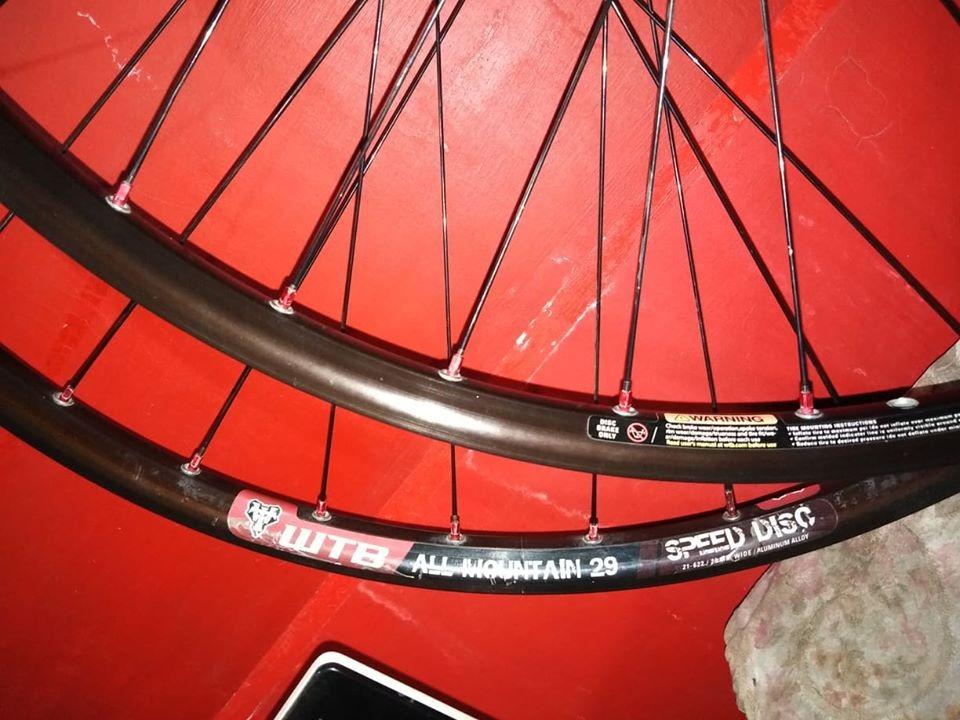 29er Rimset WTB Speed Disc MTB With Titanium Skewers Sports