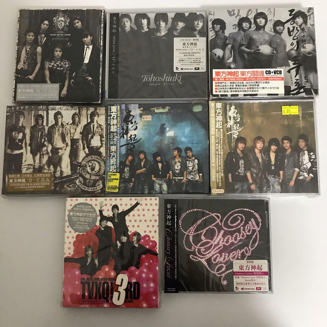 絕版7隻台版東方神起專輯cd Dvd 金在中uknow 興趣及遊戲 音樂樂器 配件 音樂與媒體 Cd 及dvd Carousell