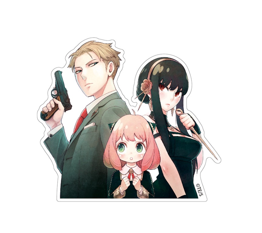 日本訂購 間諜家家酒spy X Family ダイカットステッカー 集合 玩具 遊戲類 玩具 Carousell