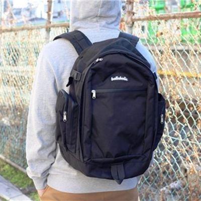 日本Ballaholic 黑色牛津布Ball on Journey Backpack 42L 背囊, 男裝