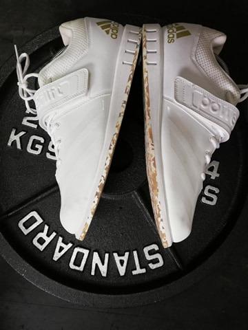 Adidas Powerlift 3.1 White Gold Women s Fashion Activewear on Carousell