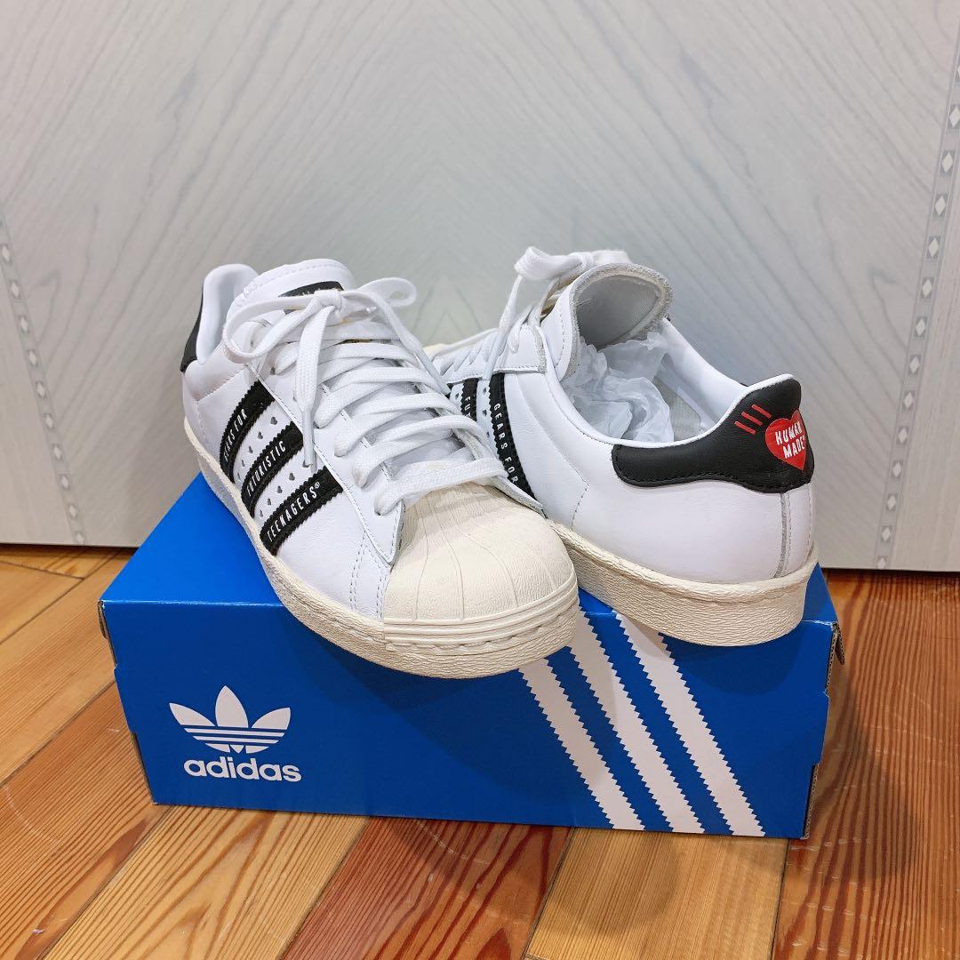 Adidas Superstar 80s x Human made 23.5cm