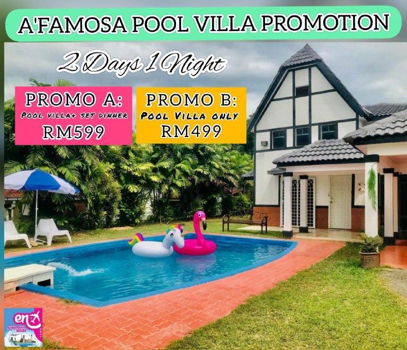 A Famosa Pool Villa Promotion Tickets Vouchers Gift Cards Vouchers On Carousell