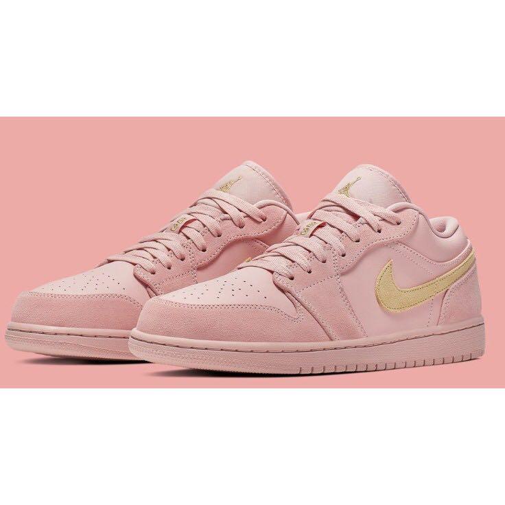 air jordan 1 low coral gold