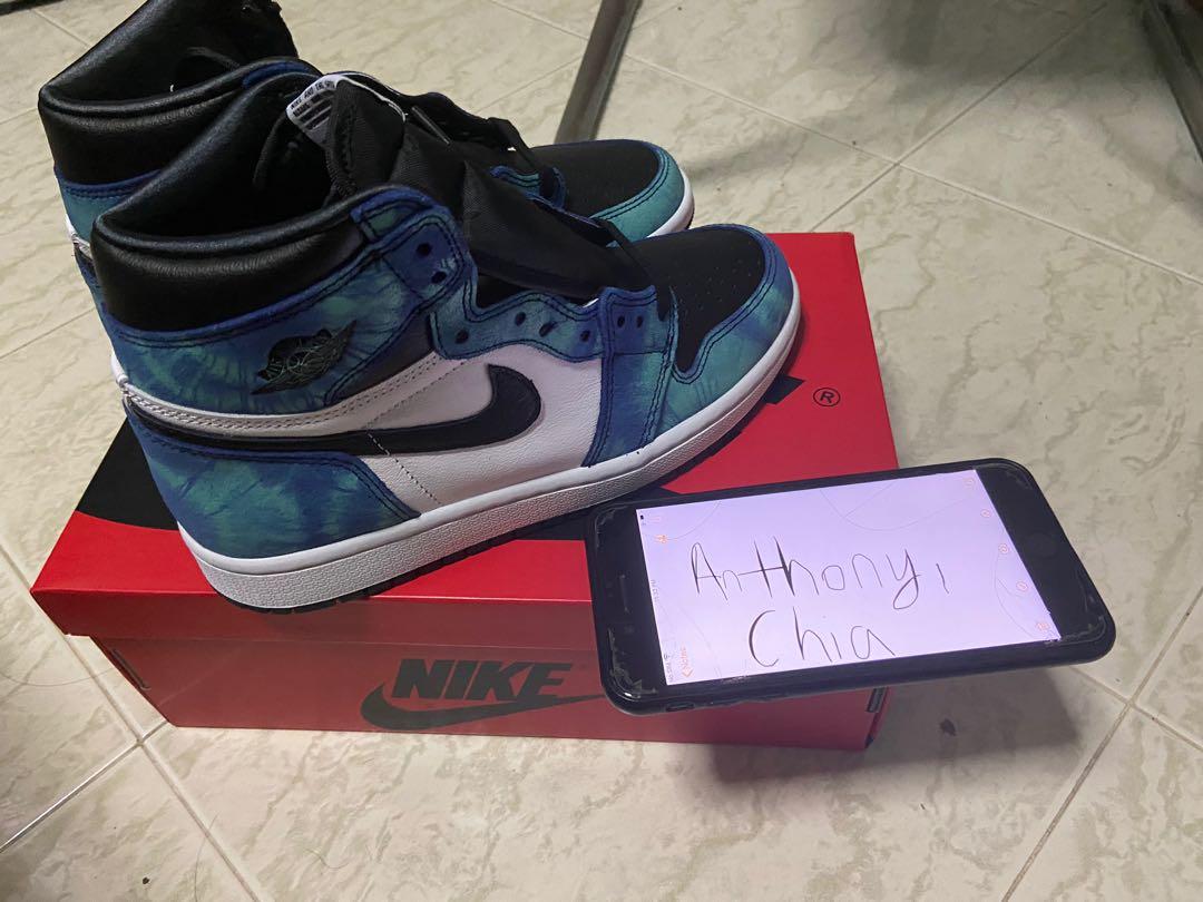 foot locker jordan 1 tie dye