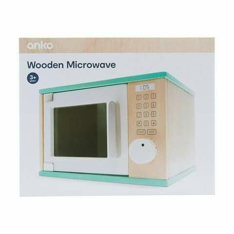 wooden toy microwave
