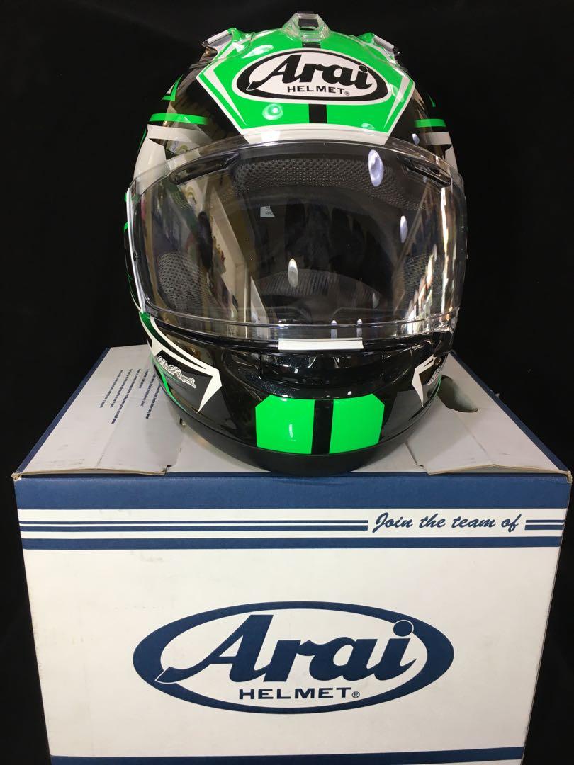 Arai rx7v ghost green clearance