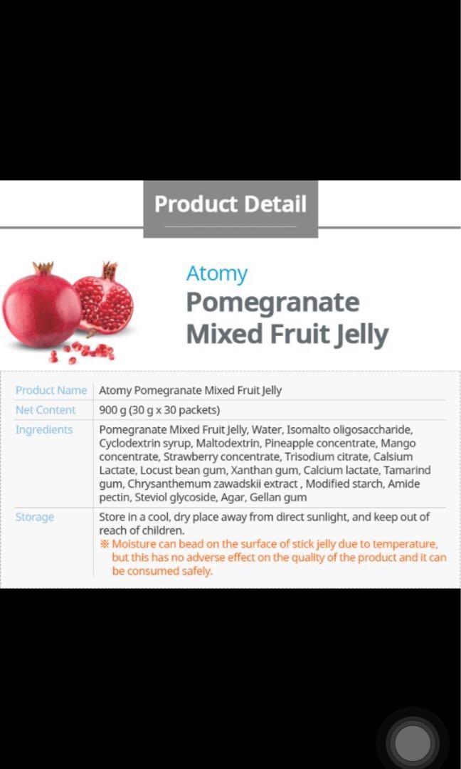 Atomy Pomegranate Mixed Fruit Jelly, Everything Else, Others on Carousell