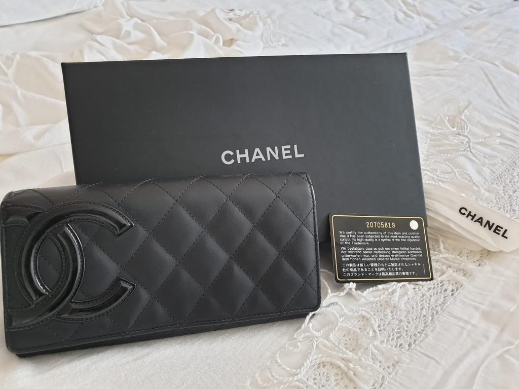 Chanel cambon long wallet top