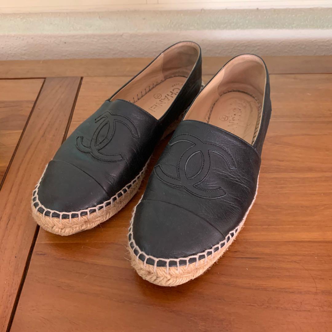 saks chanel espadrilles