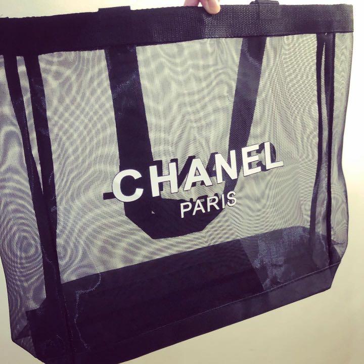 Authentic Chanel VIP Mesh Tote Bag, Women's Fashion, Bags & Wallets, Tote  Bags on Carousell