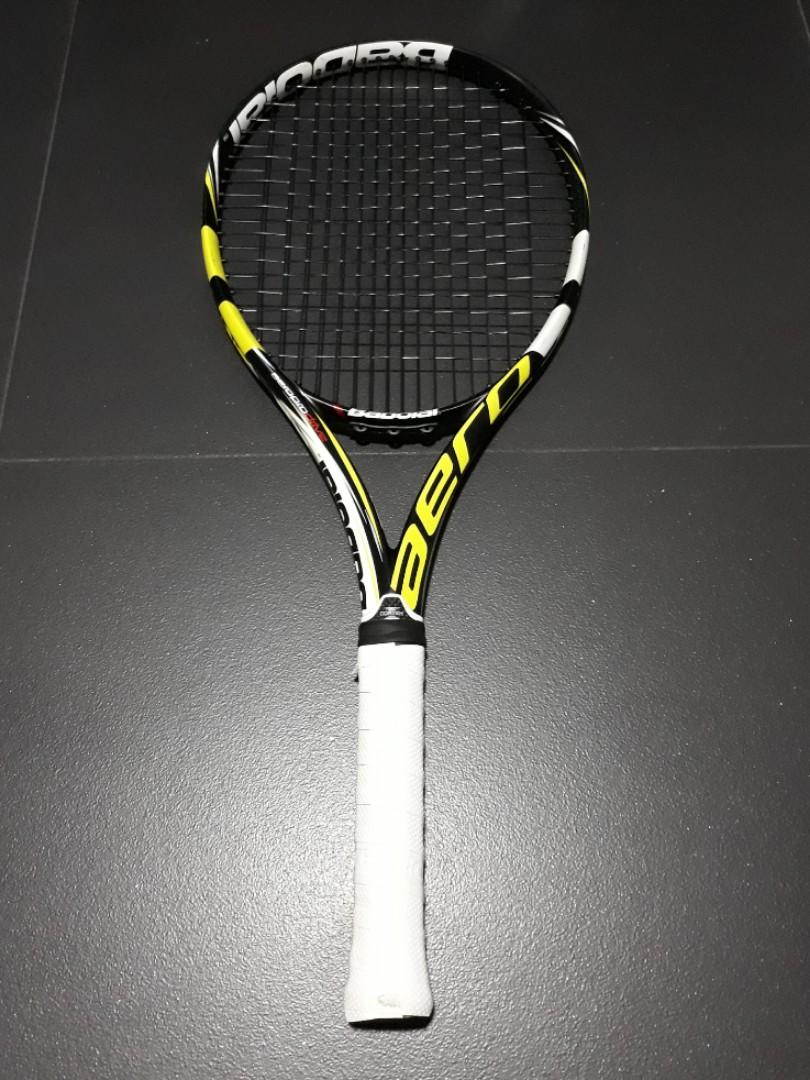 Babolat Aeropro Drive Tennis Racket 4 1 4 Grip Size 2 Sports Sports Games Equipment On Carousell