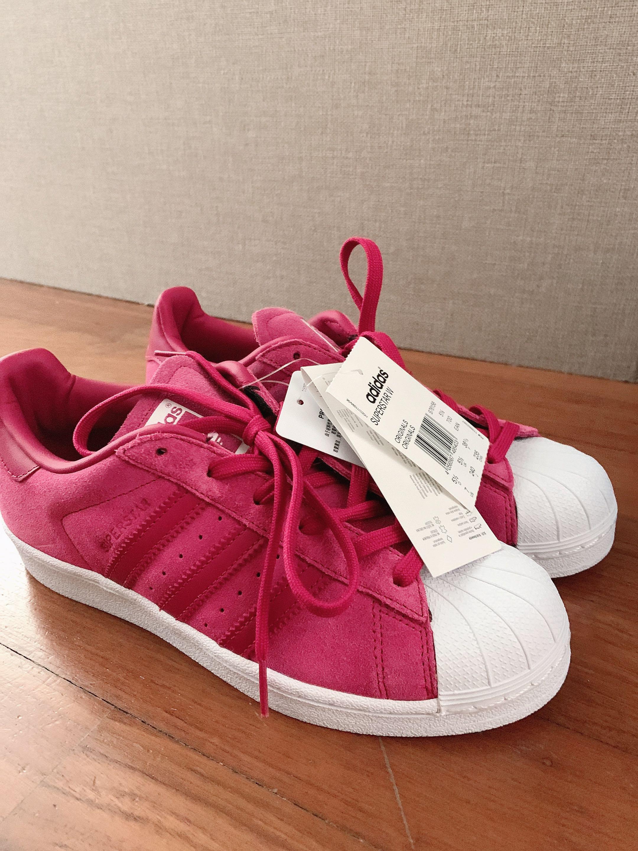 BN Adidas Superstar Hot pink, Women's 