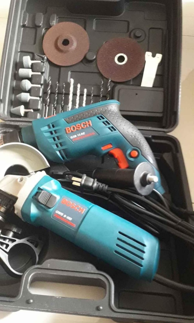 Drill grinder on sale set
