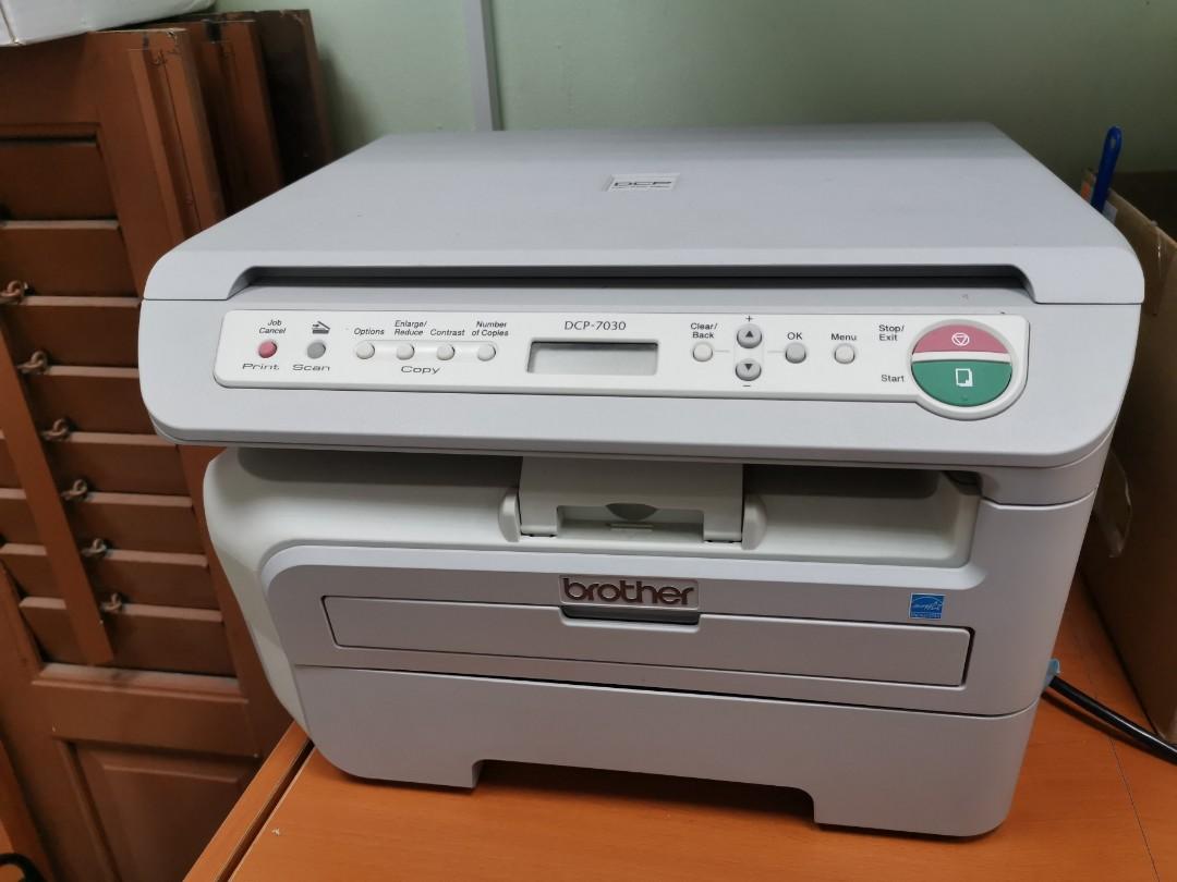 asiatisk fond Håbefuld Brother Printer DCP7030, Computers & Tech, Printers, Scanners & Copiers on  Carousell