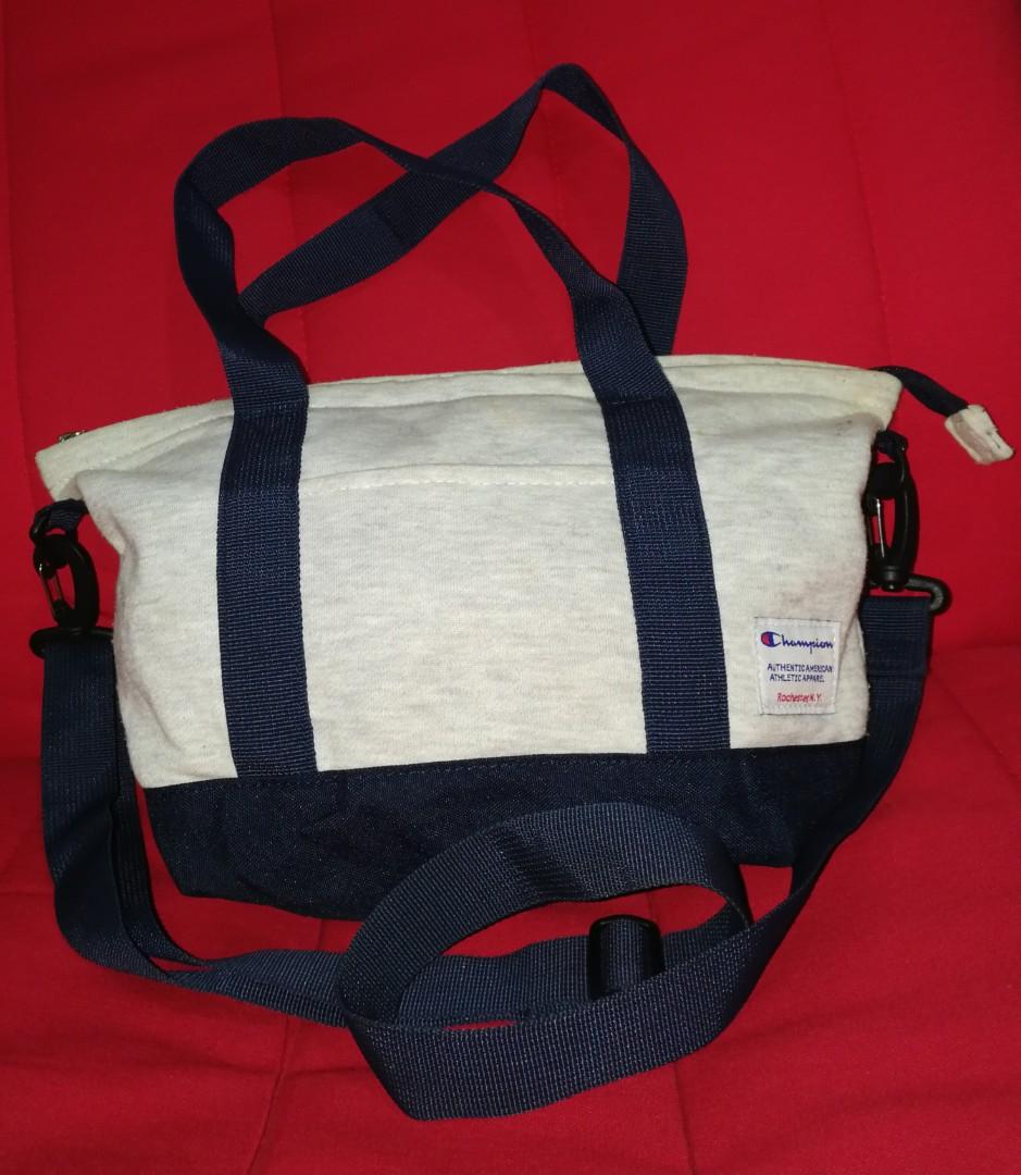 champion tote bag mens red