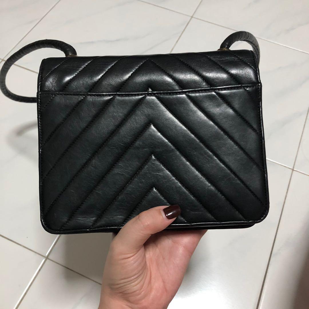Chanel vintage sling bag, Luxury, Bags & Wallets on Carousell