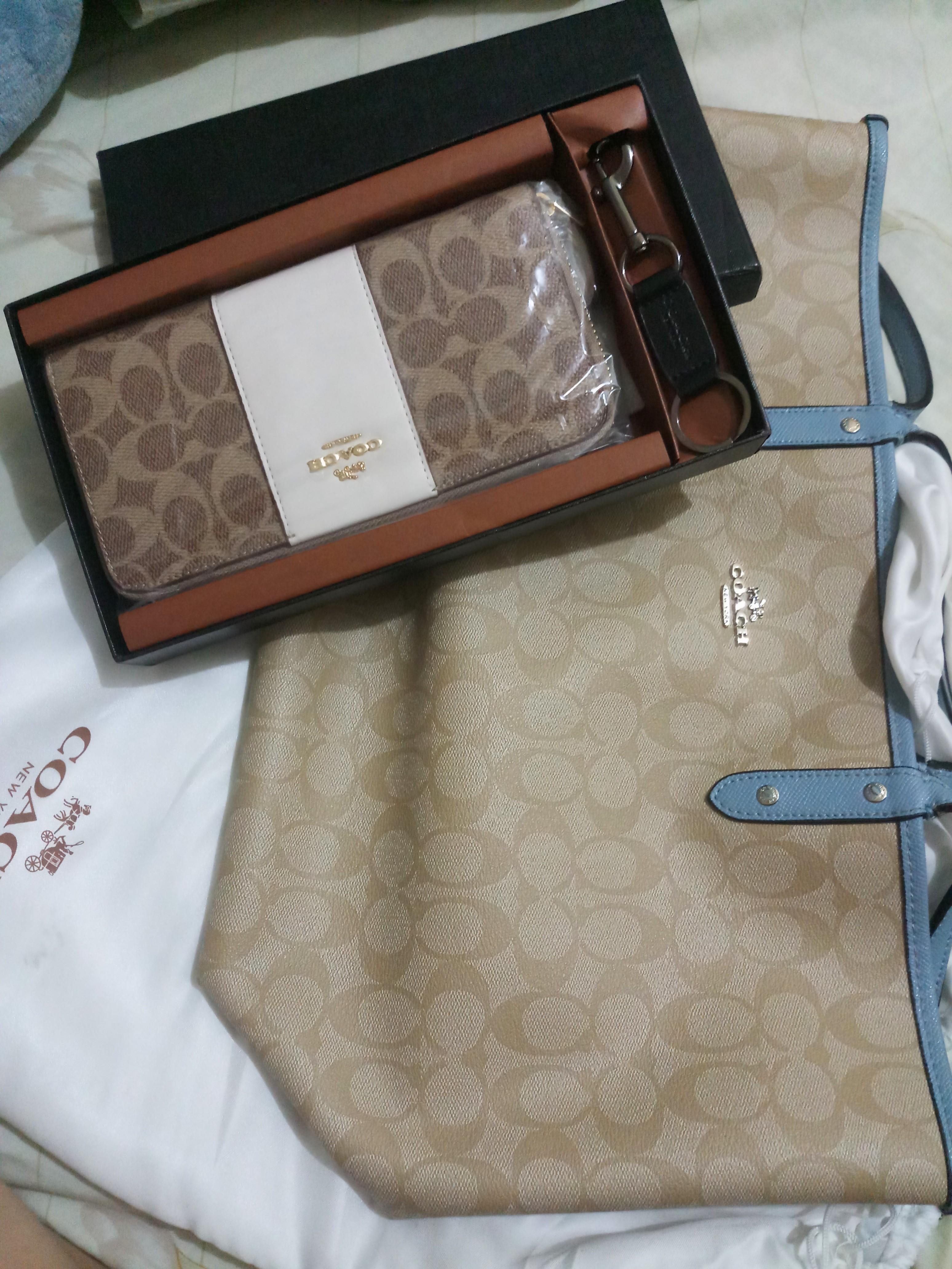 coach bags and wallets