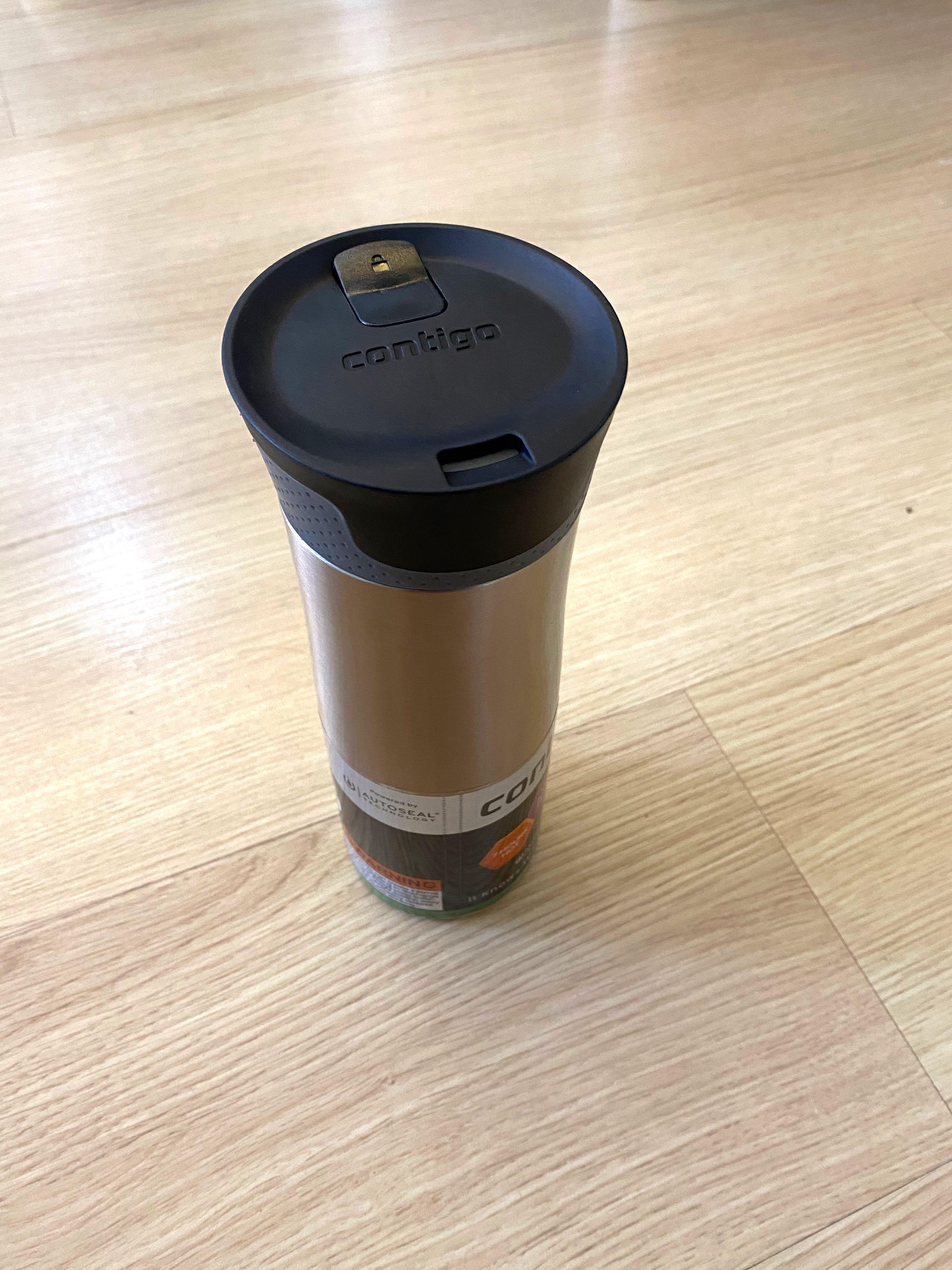 Contigo West Loop AUTOSEAL Travel Mug, 20 oz, Latte, Stainless Steel  (70118)