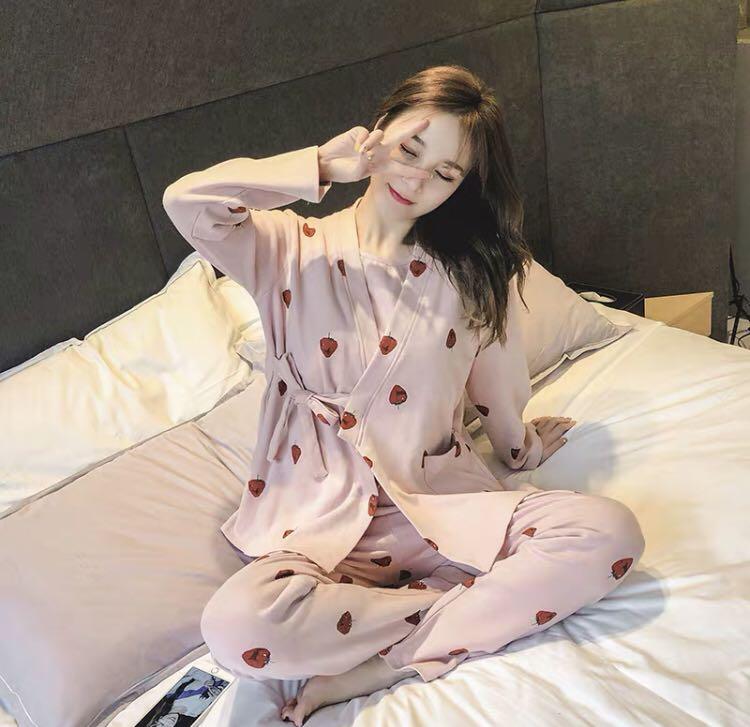 Cute Strawberry Maternity nursing dress