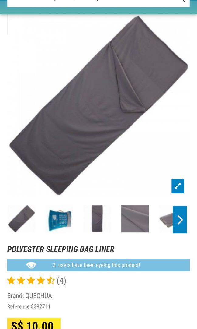 Decathlon basic sleeping liner 