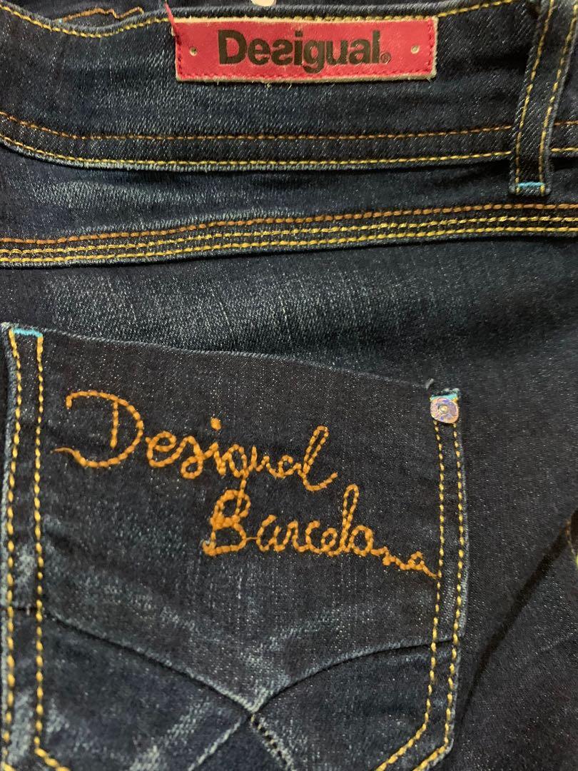Desigual Skinny Jeans (Category: Jeans) located in Quezon City. Submitted by style_storey (Listing ID 1026345745, Image 3). Description: 🔹original 🔹used once 🔹size 28 🔹length from top to bottom: approx 36” 🔹length from crotch to bottom: approx 27” 🔹slim fit 🔹purchased for almost PHP 7k 🔹RFS: decluttering my wardrobe ♥️ portion of the proceeds goes to charity ⭐️ Mode of Payment ⭐️ Bank Deposit / Transfer (MBTC) GCash PayPal #treasure4.