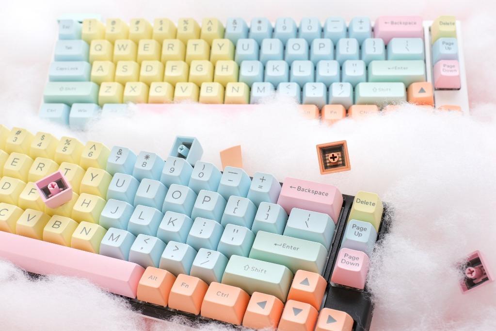 Ducky Cotton Candy ABS SA Keycap set, Computers & Tech, Parts