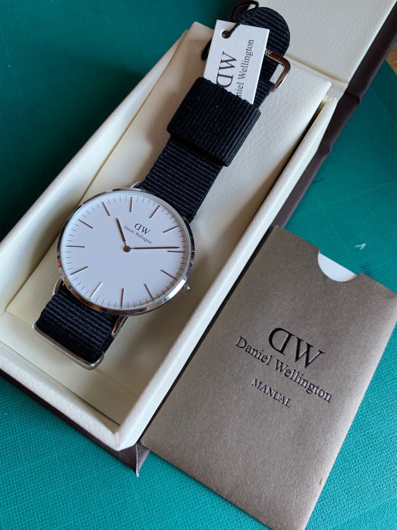 DW Classic Cornwall Watch Silver, 手錶-
