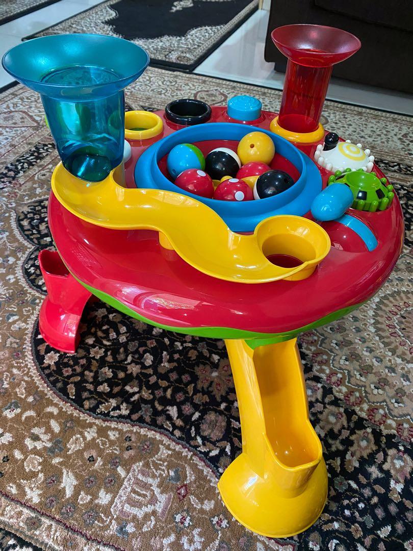Wooden activity top table mothercare