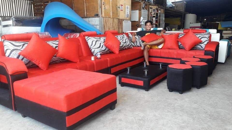 ELEGANT SOFA SET! 100 SOLID URATEX FOAM W/ WARRANTY!, Furniture & Home