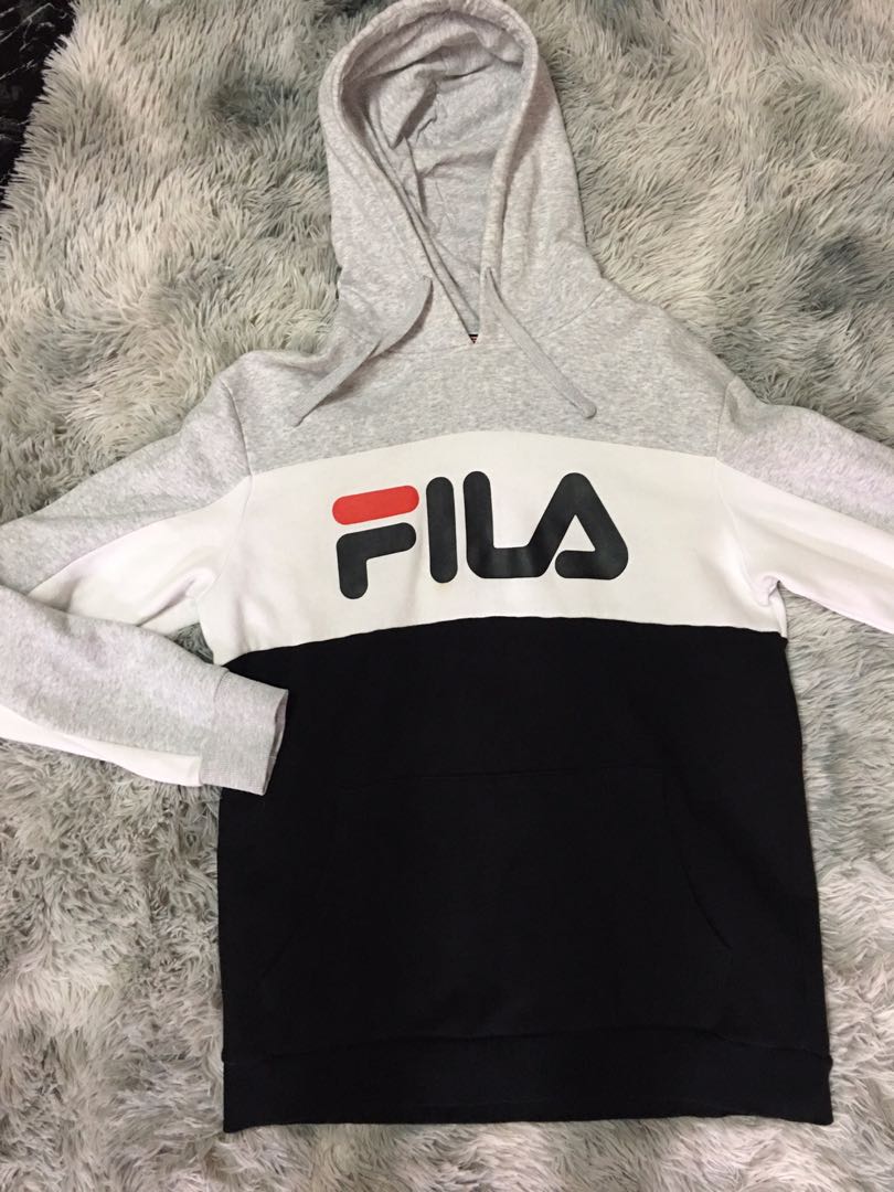 fila tri colour hoodie
