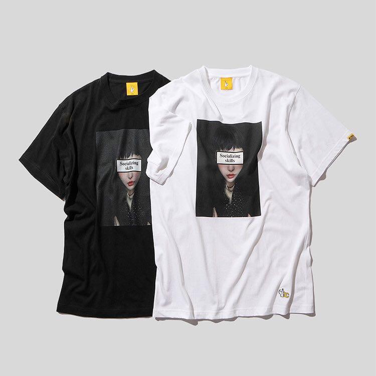 FR2 x Grace Chow Socializing skills Tee, Women's Fashion, Tops ...