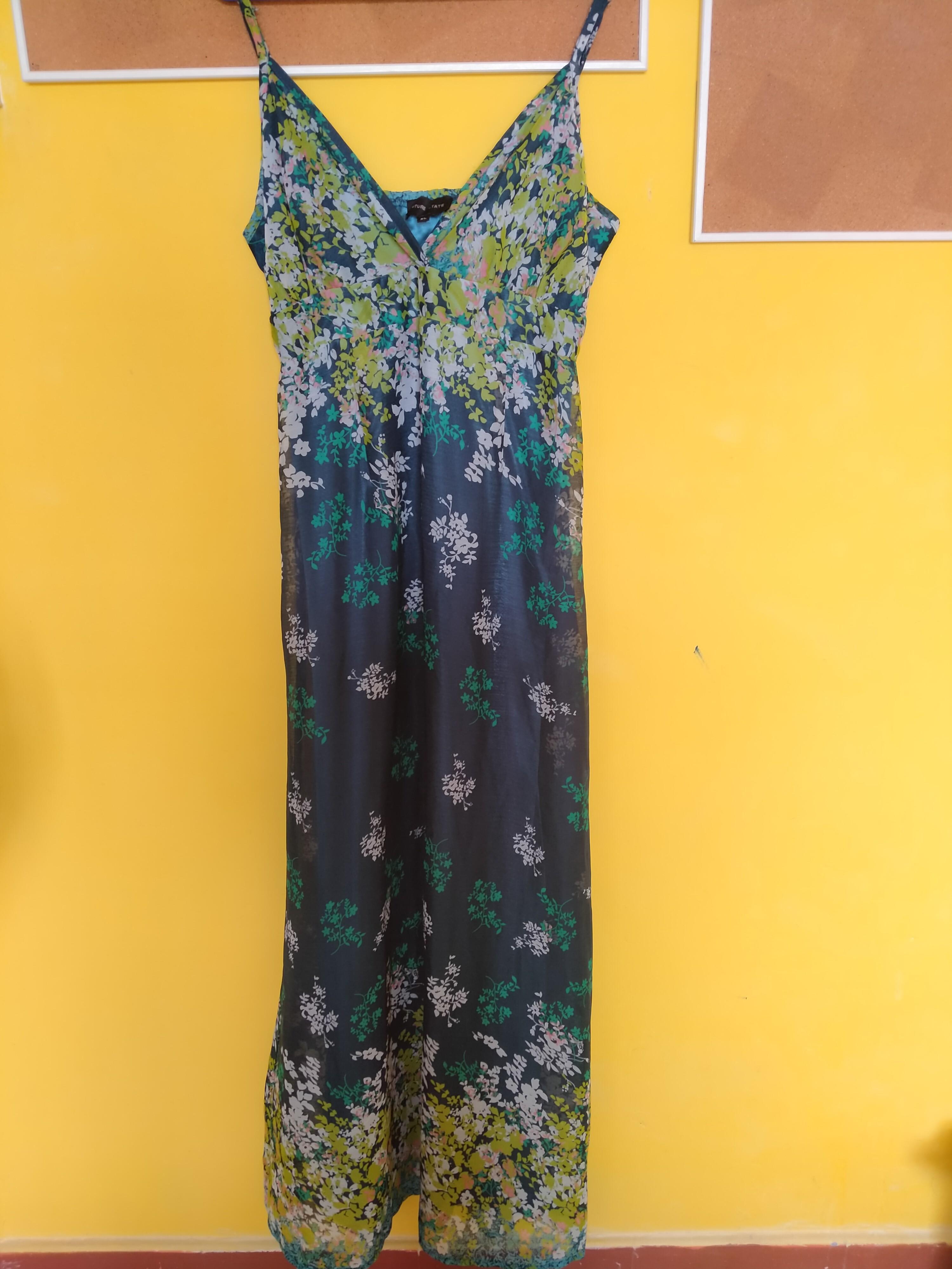 Future state Green floral Maxi Dress 