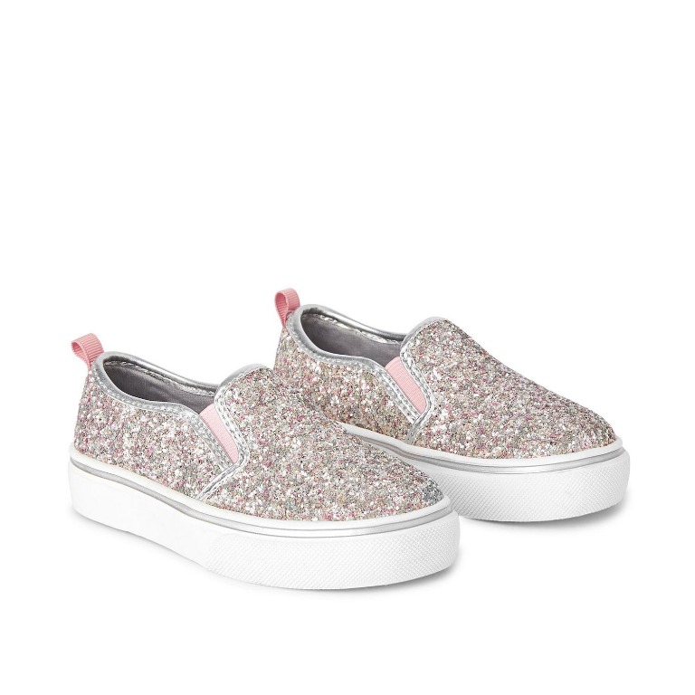 Girls' Glitter Sneakers (Size 6 & 7)