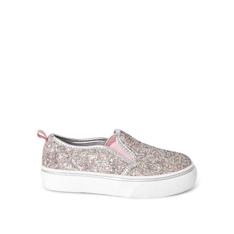 Girls' Glitter Sneakers (Size 6 & 7)