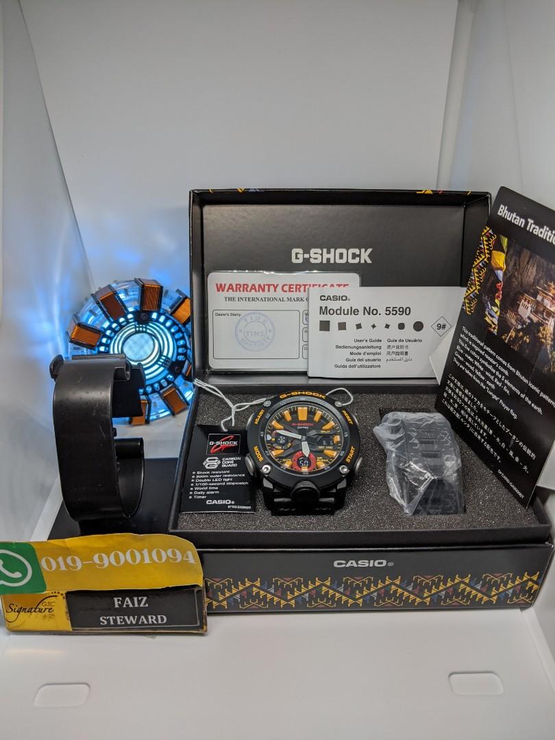 G Shock GA2000 BT 1ADR Bhutan Series