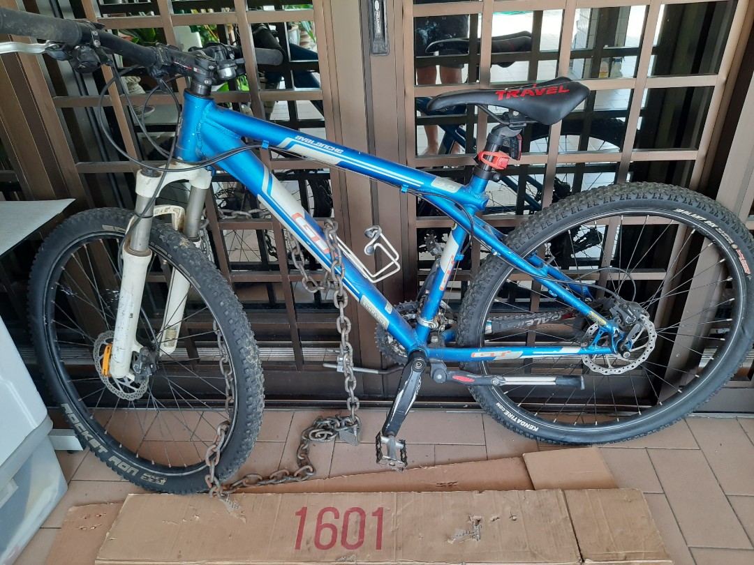 Gt mountain deals bike blue