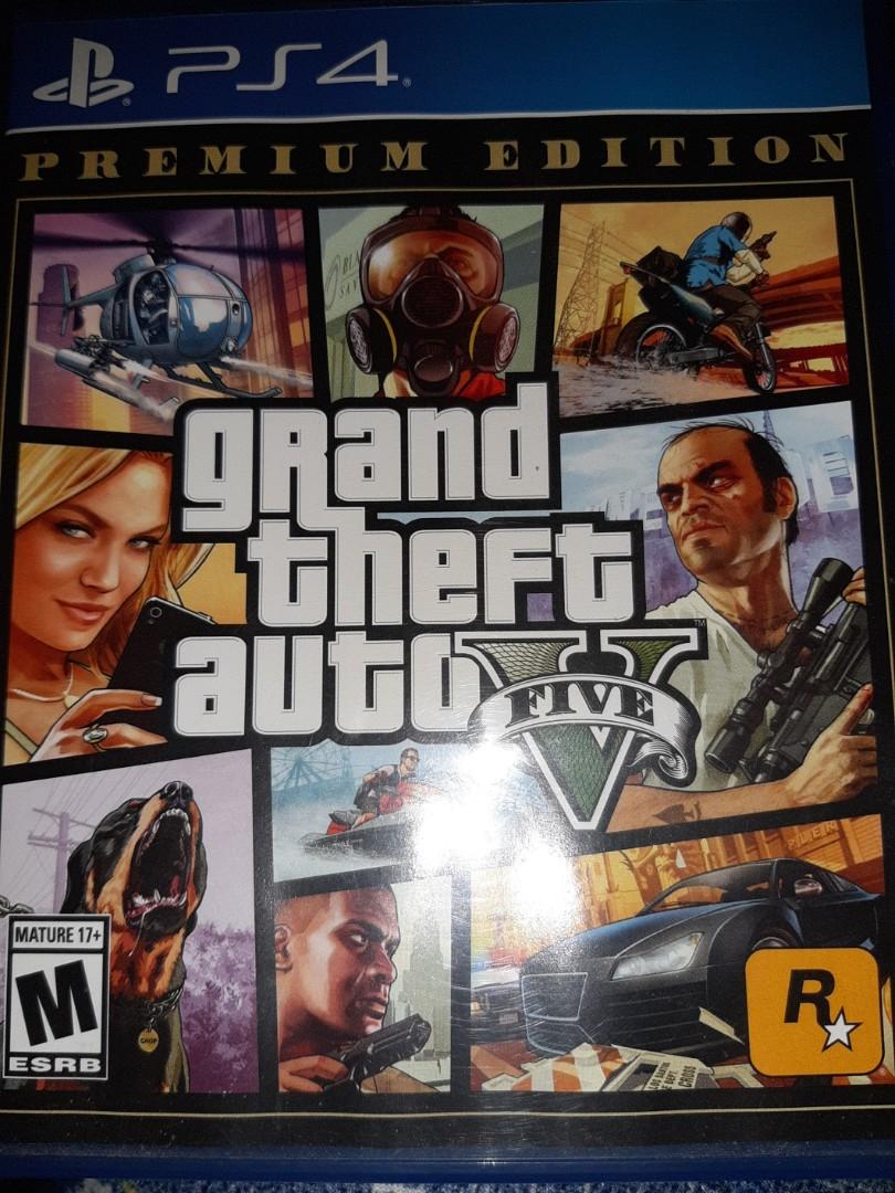 GTA V Premium Edition, Video Gaming, Video Games, PlayStation on Carousell