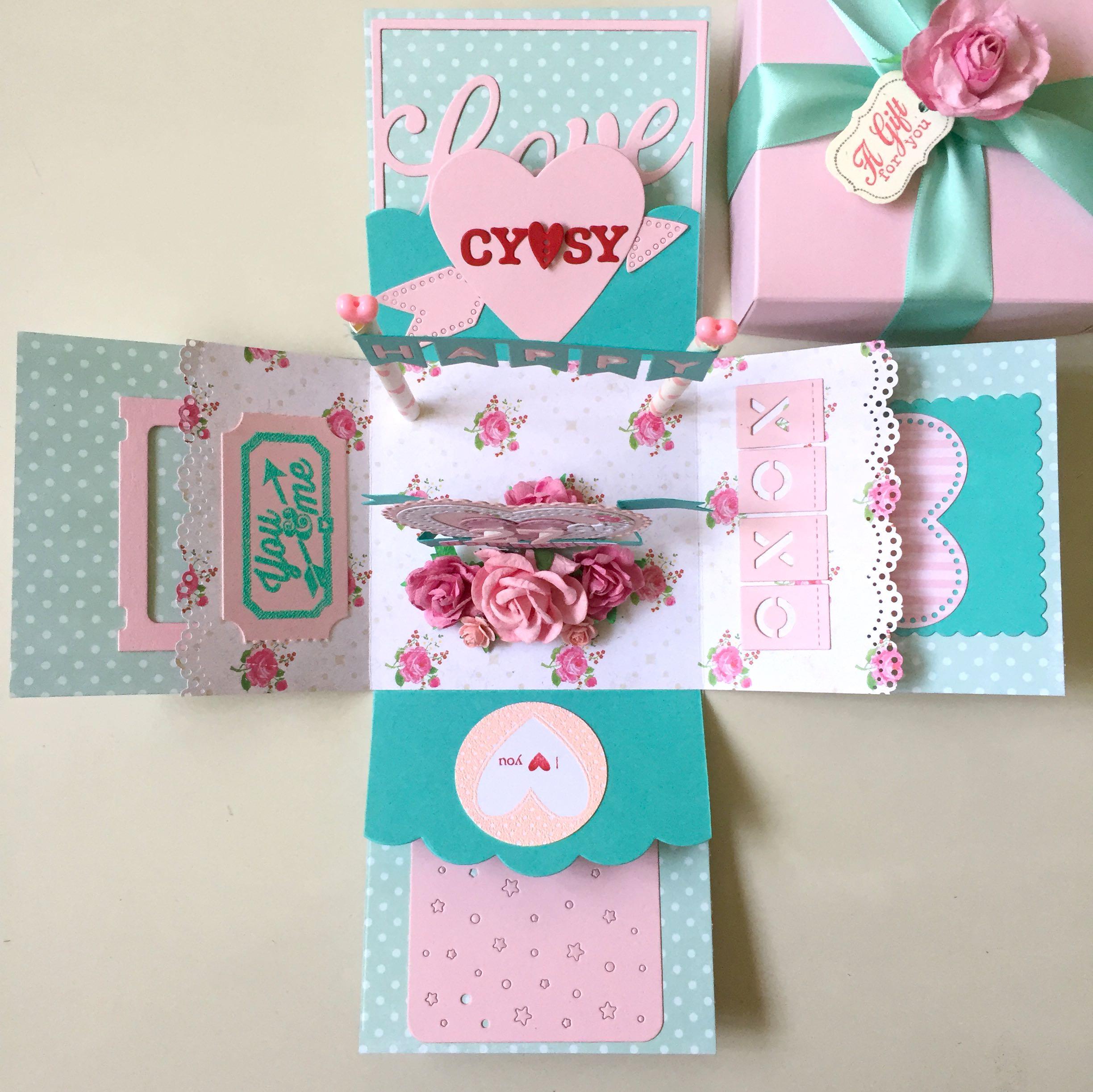 Happy 27th birthday love surprise explosion box card, Hobbies & Toys ...