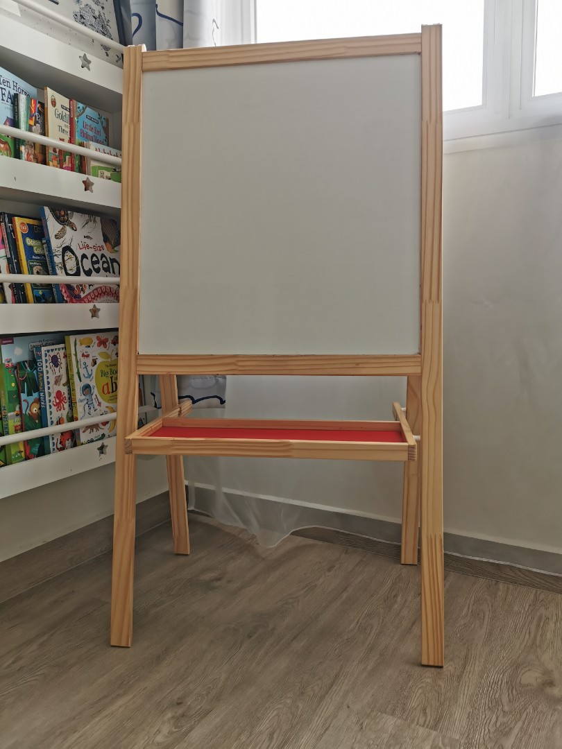 IKEA Mala easel whiteboard / blackboard, Babies & Kids, Baby Nursery