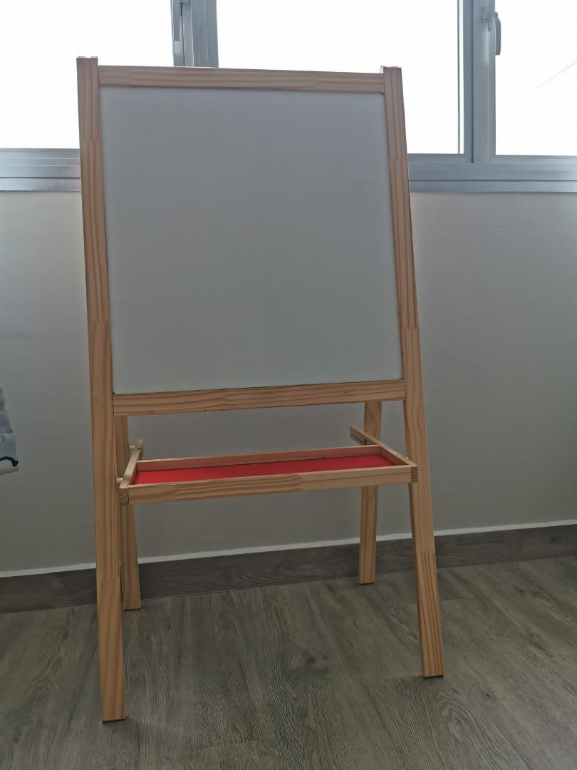 IKEA Mala easel whiteboard / blackboard, Babies & Kids, Baby Nursery