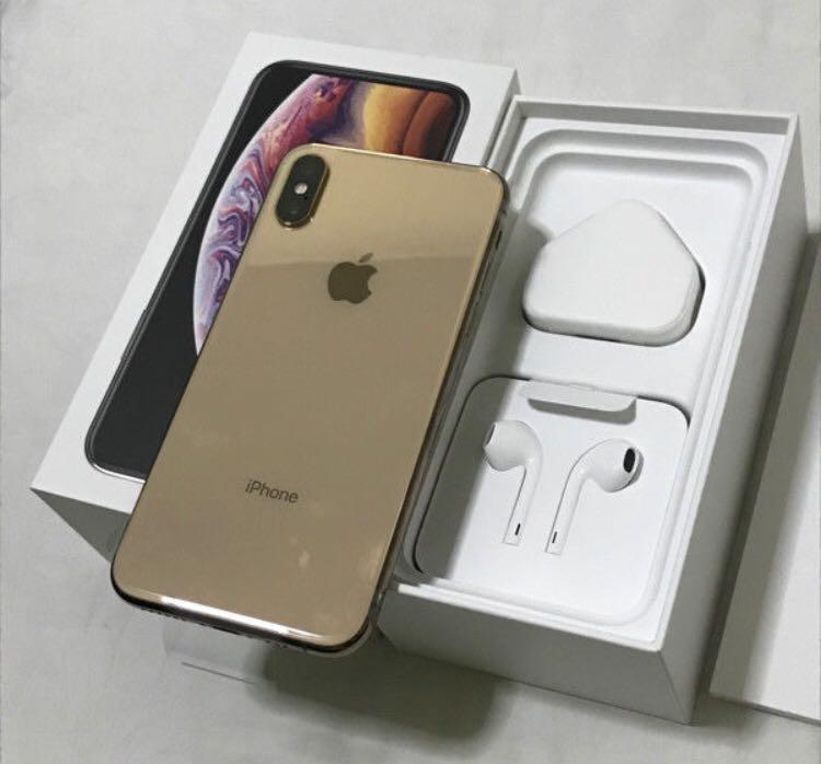 Iphone Xs Gold 256gb Full Box Original Accessories Mobile Phones Gadgets Mobile Phones Iphone Iphone X Series On Carousell