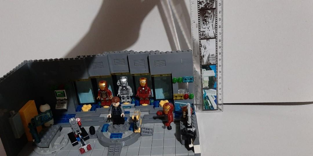 Ironman Avengers Tony Stark Tower Lab Lego Like Brick Set Collectible  Display Figures Set Iron Man Hall Of Armor Mini Toys Hobby Collection,  Hobbies & Toys, Toys & Games On Carousell