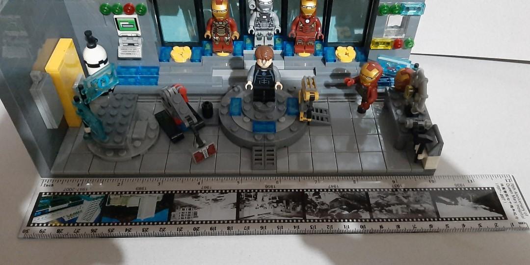 Ironman Avengers Tony Stark Tower Lab Lego Like Brick Set Collectible  Display Figures Set Iron Man Hall Of Armor Mini Toys Hobby Collection,  Hobbies & Toys, Toys & Games On Carousell