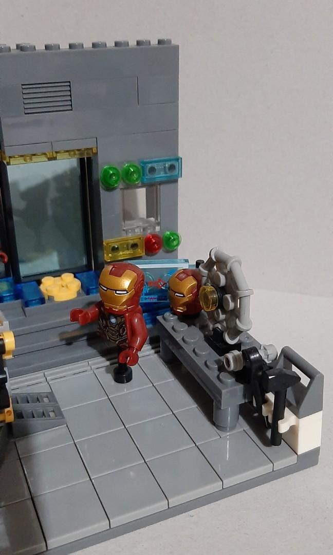 Ironman Avengers Tony Stark Tower Lab Lego Like Brick Set Collectible  Display Figures Set Iron Man Hall Of Armor Mini Toys Hobby Collection,  Hobbies & Toys, Toys & Games On Carousell