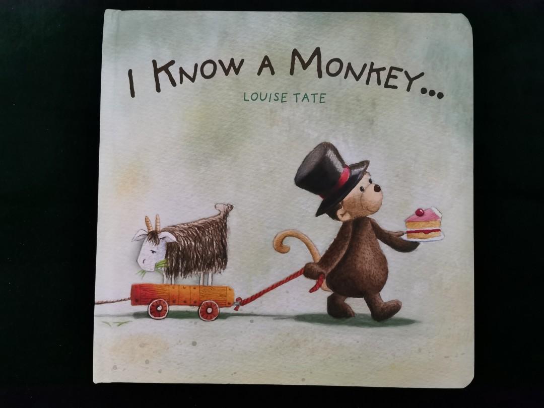 jellycat i know a monkey book