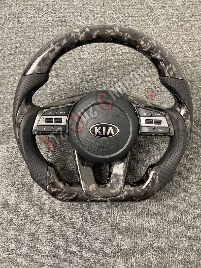 KIA Cerato Carbon fibre steering wheel, Car Accessories