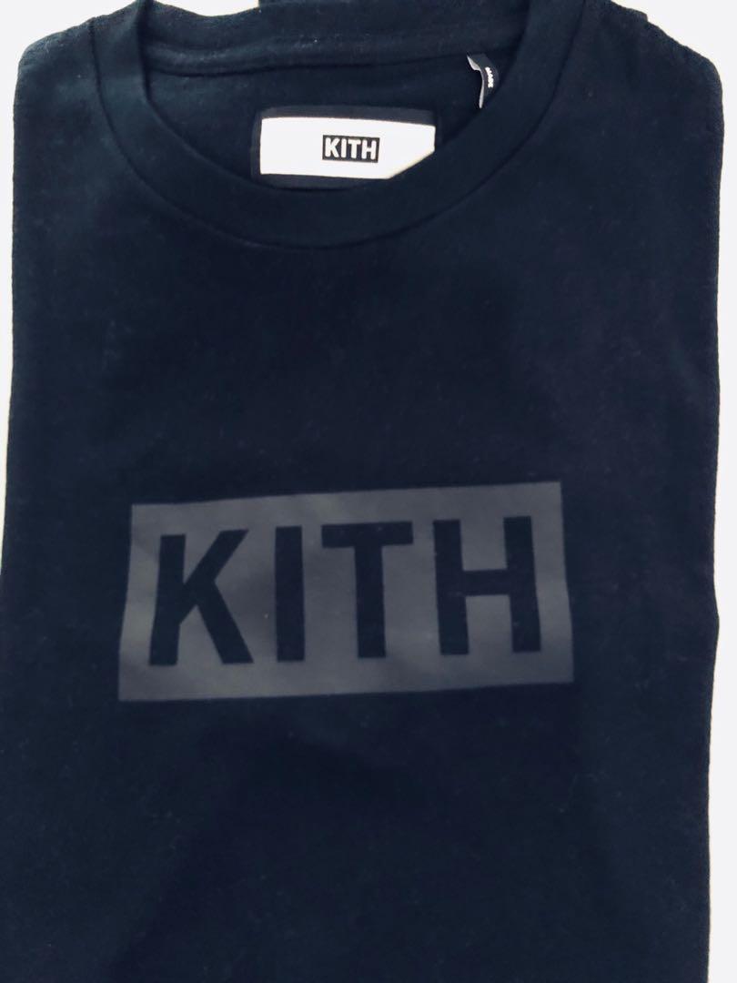 kith black tee