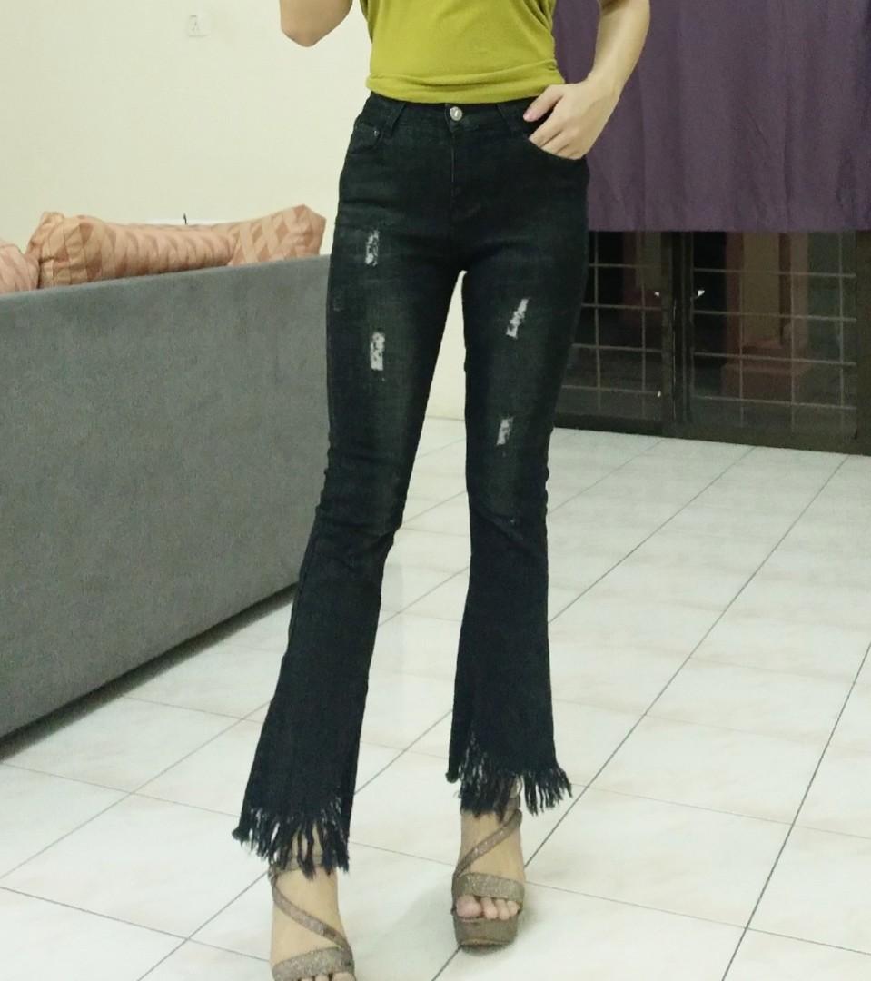 korean flare jeans