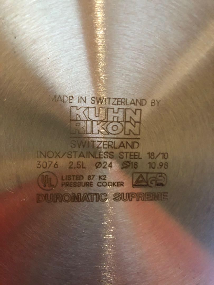 Kuhn rikon on sale duromatic supreme